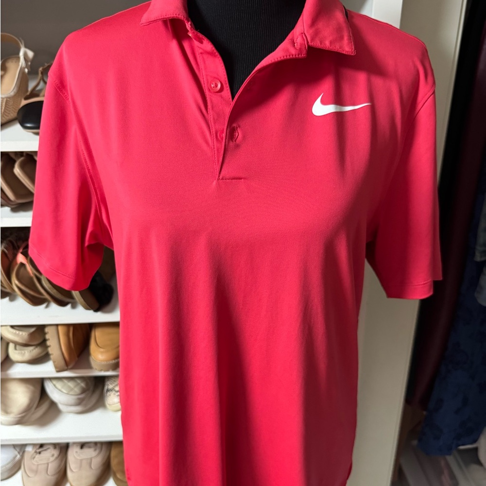 Nike Men's Bold Red Polo Shirt
